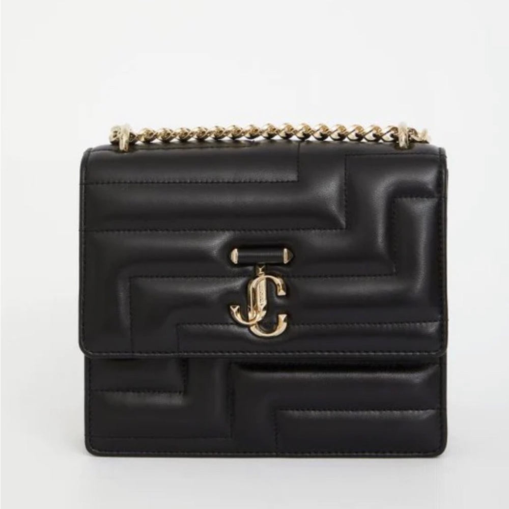 Jimmy Choo Quad Varenne Metalasse bag